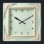 Reloj Cuadrado Moneda Art Deco<br><div class="desc">Gran diseño de reloj. Te encantará como a otros. Tenga la libertad de usar este diseño para otro producto que desee o para el personalizar y agregue su texto. Sígueme por más. Gracias. Que tengas un buen día.</div>