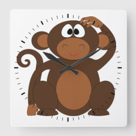 Reloj Cuadrado Mono corto