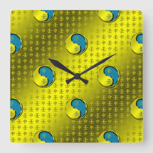 Reloj Cuadrado Mono de Agua