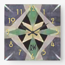 Monogramo de Batik Art Deco marroquí