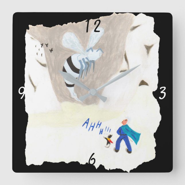 Reloj Cuadrado Montaña Ice Wasp (Anverso)