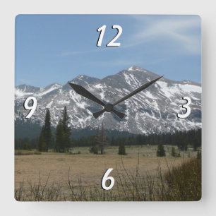 Reloj Cuadrado Montañas Sierra Nevada I desde Yosemite