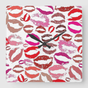 Reloj Cuadrado Montse Kisses Kiss MontKISSES by Masanser Pixelat 