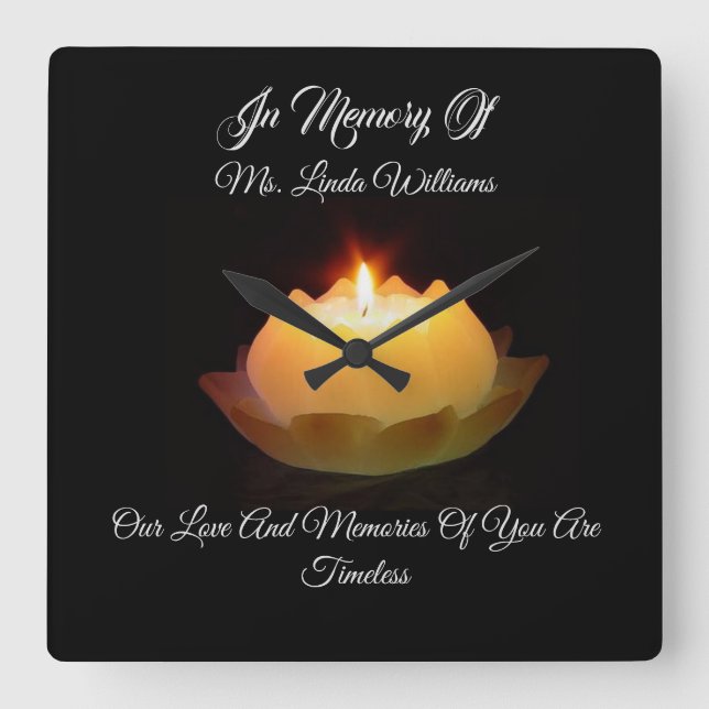 Reloj Cuadrado Monumento (Anverso)