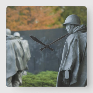 Reloj Cuadrado Monumento a la Guerra de Corea