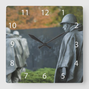 Reloj Cuadrado Monumento a la Guerra de Corea