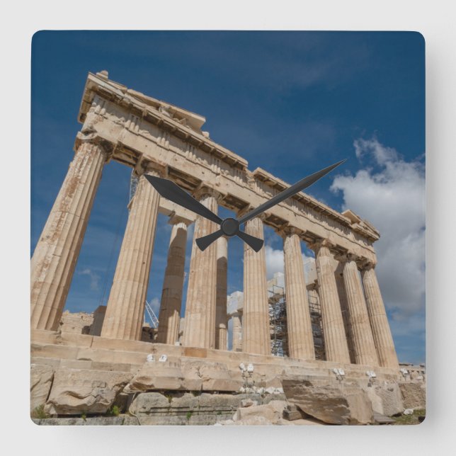 Reloj Cuadrado Monuments | The Parthenon, Greece (Anverso)