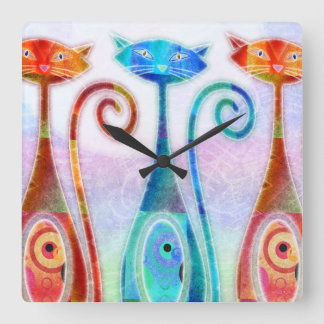 Reloj Cuadrado Moonkats