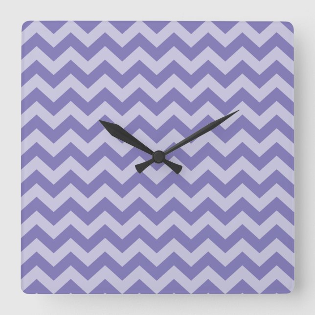 Reloj Cuadrado Morado de los moros marroquíes Chevrons (Anverso)