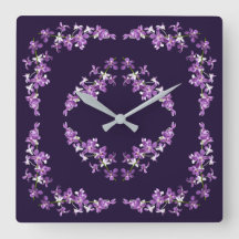 Morado Dendrobium Orchids Motif