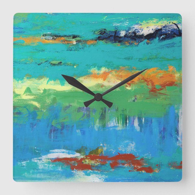 Reloj Cuadrado Moreover (Anverso)