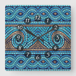 Reloj Cuadrado Mosaico