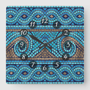 Reloj Cuadrado Mosaico