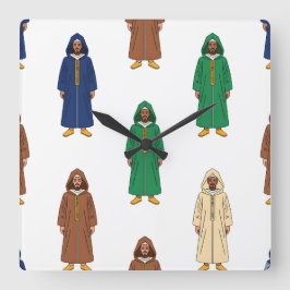 Reloj Cuadrado Motif Marocain Djellaba