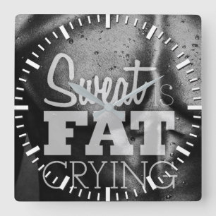 Reloj Cuadrado Motivación de entrenamiento