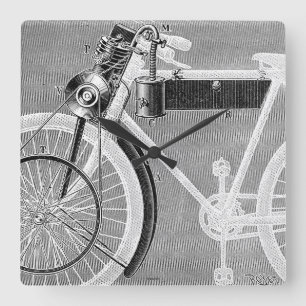 Reloj Cuadrado Moto Werner, 1898