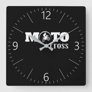 Reloj Cuadrado Motocrós
