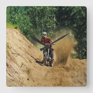 Reloj Cuadrado Motocross Dirt Bike Champion Race
