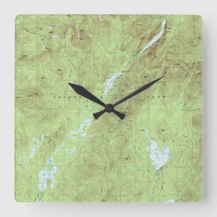 Reloj Cuadrado Mount Marcy Topographical Map - Adirondack Park