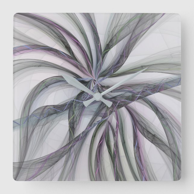 Reloj Cuadrado Movimientos de filigrí modernidad Resumen Traslado (Anverso)