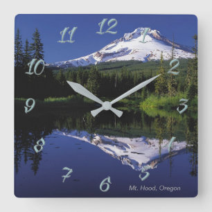 Reloj Cuadrado Mt. Hood, Oregon