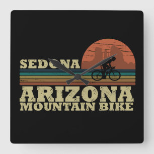 Reloj Cuadrado Mtb Az Sedona - Bicicleta de Montaña Arizona