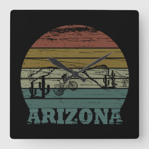 Reloj Cuadrado Mtb Az Sedona - Bicicleta de Montaña Arizona