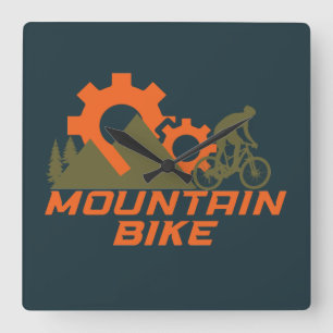 Reloj Cuadrado MTB Bicicleta de montaña de bajada moderna
