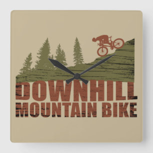 Reloj Cuadrado MTB Downhill Ciclismo de Montaña