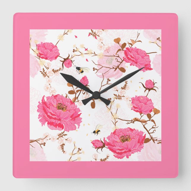 Reloj Cuadrado muelle (Anverso)