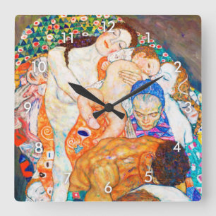 Reloj Cuadrado Muerte y vida, Gustav Klimt
