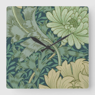 Reloj Cuadrado Muestra del modelo del papel pintado con el