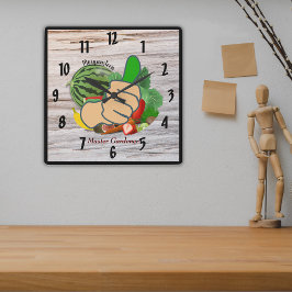 Reloj Cuadrado Muéstrenme el dedo pulgar Agarrador Maestro Person