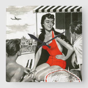 Reloj Cuadrado Mujer candente