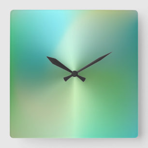 Reloj Cuadrado Multicolored Metallic Style Acrylic Wall Clock