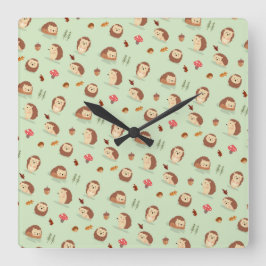 Reloj Cuadrado Mundo de Hedgehog