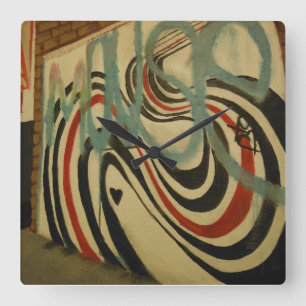 Reloj Cuadrado muro conmemorativo elliott smith