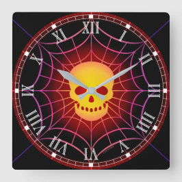 Reloj Cuadrado Muro de la plaza Catcher de la Muerte