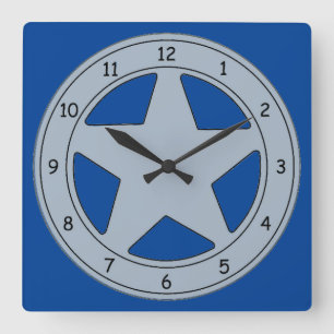 Reloj Cuadrado Muy Guay Shariff Badge