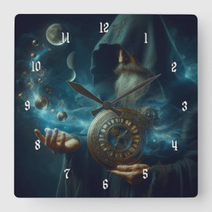 Reloj Cuadrado Muy Guay y el misterioso asistente del tiempo