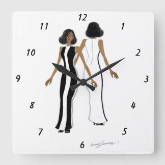 Reloj Cuadrado My Fashion Art-Square Wall Clock