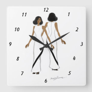 Reloj Cuadrado My Fashion Art-Square Wall Clock