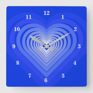 Reloj Cuadrado My Love - Blue Heart