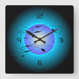 Reloj Cuadrado Mystic Illuminated Aqua Purple/Lemon >Reloj de par