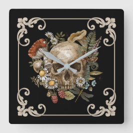 Reloj Cuadrado Mystic Skull Vintage Black