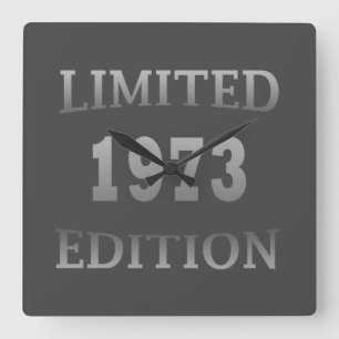 Reloj Cuadrado Nacido en 1973, edición limitada