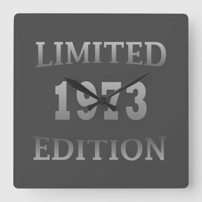 Reloj Cuadrado Nacido en 1973, edición limitada (Anverso)