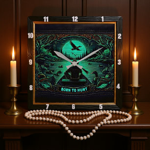 Reloj Cuadrado Nacido en Hunt Hunter
