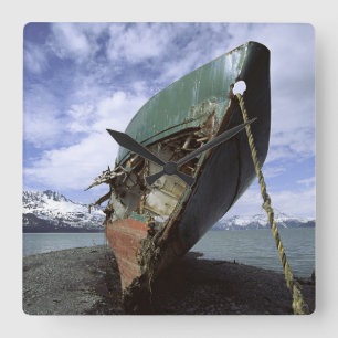 Reloj Cuadrado Naufragio en orilla