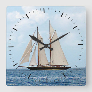 Reloj Cuadrado Navegación en los British Virgin Islands